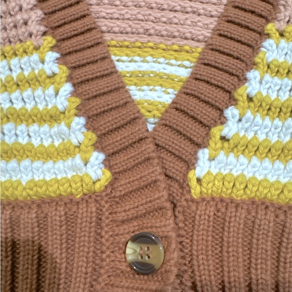 Sachin + Babi | Multicolor Knit Cropped Penny Cardigan - Picture 8 of 14